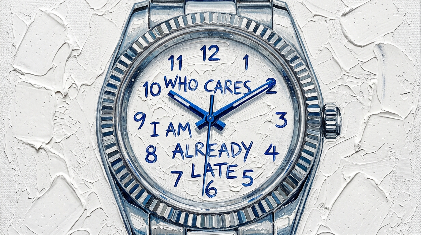 'Already Late' Dial (Datejust) Desktop 5K Preview